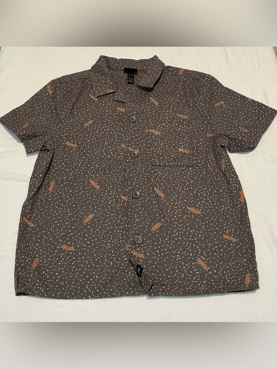 Other - Art Class Boys Skateboard Splatter Camp Button Down Shirt XS 4/5